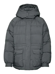 Vero Moda Kurtka zimowa w kolorze szarym - Kurtki damskie - miniaturka - grafika 1