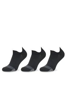 Under Armour Zestaw 3 par niskich skarpet unisex 1387052 Czarny - Skarpetki damskie - miniaturka - grafika 1