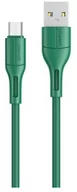 Kable USB - USAMS Kabel U68 microUSB 2A Fast Charge 1m zielony/green SJ502USB04 (US-SJ502) - miniaturka - grafika 1