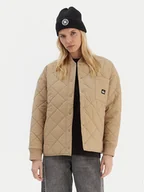 Kurtki damskie - Quiksilver Kurtka przejściowa Shining Quilted EQWJK03084 Beżowy Regular Fit - miniaturka - grafika 1