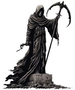 Naprasowanka Śmierć żniwiarz death Reaper 4 - Pasmanteria - miniaturka - grafika 1