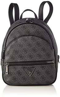 Torebki damskie - Guess Manhattan Backpack, Plecak damski, Coal Logo - grafika 1