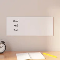 Tablice i flipcharty - vidaXL Ścienna tablica magnetyczna, biała, 50x20 cm, szkło hartowane - miniaturka - grafika 1