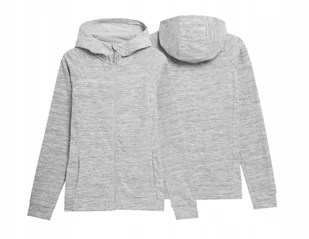 BLUZA POLAROWA DAMSKA 4F ROZPINANA Z KAPTUREM - Bluzy damskie - miniaturka - grafika 1