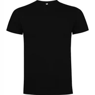 Koszulki męskie - Koszulka Męska Bawełniana T-shirt JAKOŚĆ Roly Dogo PREMIUM CA6502 BLACK L - miniaturka - grafika 1