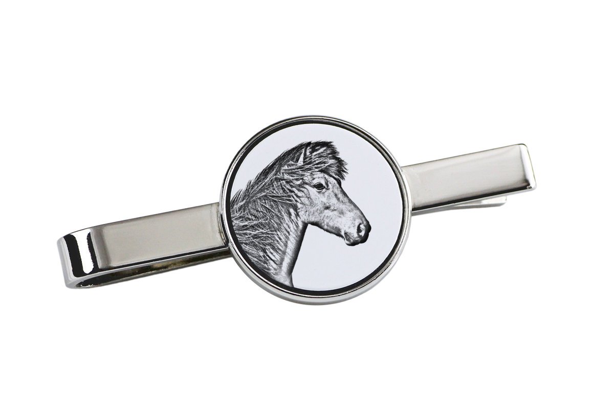 Koń islandzki - spinka do krawata z koniem, personalizowany klips do krawata, wyjątkowy prezent dla mężczyzny marki Art-Dog