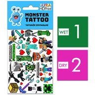 Zabawki kreatywne - TATUAŻE ZMYWALNE DLA DZIECI MINECRAFT WZORY ORYGINALNE - miniaturka - grafika 1