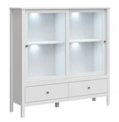 Inne meble do salonu - Witryna Niska Kalmar 2W2S - miniaturka - grafika 1