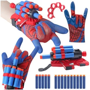 Rękawica z wyrzutnią strzałek spider man dla dzieci - Figurki dla dzieci - miniaturka - grafika 1