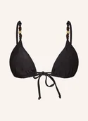Stroje kąpielowe - Seafolly Góra Od Bikini Trójkątnego Palermo schwarz - miniaturka - grafika 1