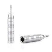 Złącza, przejściówki, adaptery - Furutech ADL ADL F35(R) Rodowany adapter stereo 6,3 mm na 3,5 mm - miniaturka - grafika 1