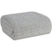 Koce - Koc EUROFIRANY D91 Lisa 200 x 220 cm Srebrny - miniaturka - grafika 1