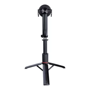 Zestaw / uchwyt selfie z pilotem na bluetooth tripod kompatybilny z MagSafe SSTR-C09 czarny - Selfie stick - miniaturka - grafika 1