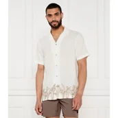 Koszule męskie - GUESS Koszula | Regular Fit | z dodatkiem lnu - miniaturka - grafika 1