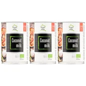 Soki i napoje niegazowane - House of Asia Mleczko kokosowe 17-19% Zestaw 3 x 400 ml Bio - Żywność - miniaturka - grafika 1