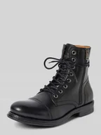 Botki męskie - Kozaki sznurowane z detalami z logo model ‘PHIM’ - miniaturka - grafika 1