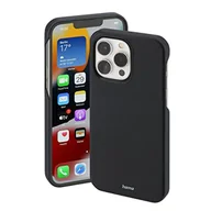 Etui i futerały do telefonów - Etui iPhone 13 Pro Max kompatybilne MagSafe Hama MagCase Finest Sense dla Apple (magnetyczne etui pr ładowanie indukcyjne, chroni przed wstrząsami i brudem, elegancka obudowa, sztuczna skóra) Czarny - miniaturka - grafika 1