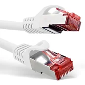 Kable miedziane - InLine Patchcord Cat.6 S/FTP 5m biały 76405W - miniaturka - grafika 1