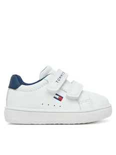 Tommy Hilfiger Sneakersy Low Cut Velcro Sneaker T1X9-34062-1355 M Biały - Buty dla chłopców - miniaturka - grafika 1