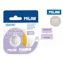 Taśma Milan Samoprzylepna 12 Mm X 33 M Z Dyspenserem Na Blistrze - Przybory szkolne Taśma Milan Samoprzylepna 12 Mm X 33 M Z Dyspenserem Na Blistrze - Przybory szkolne - miniaturka - grafika 1