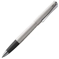 Długopisy - LAMY Studio Pióro kulkowe 365 - pióro kulkowe ze stali nierdzewnej, matowane, w kolorze srebrnym, z uchwytem z żywicy szlachetnej i klipsem w kształcie śmigła - wkład M 63 czarny - linia pisania M - miniaturka - grafika 1