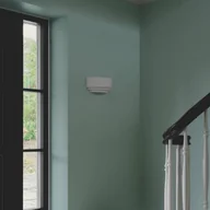 Lampy ścienne - Nordlux Podłużny kinkiet Lancio wykonany z gipsu, z wtyczką, biały - miniaturka - grafika 1
