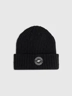 Czapki dla dzieci - 4F Czapka zimowa chłopięca - czarna Uniwersalny - miniaturka - grafika 1