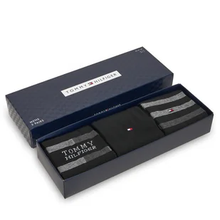 Skarpety długie Tommy Hilfiger 701235376 Czarny - Skarpetki męskie - miniaturka - grafika 1