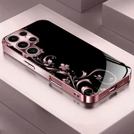 Etui i futerały do telefonów - TEMU Etui na telefon: Wzór kwiatowy, różowo-złote/różowe powłoki, kompatybilne z for Galaxy A51/A52/A53 5G/A54/A55/A56/A71/A72/A73/Note 10/Note 20 - miniaturka - grafika 1