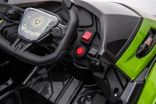 Samochód Na Akumulator Lamborghini GT  HL528 Zielony - Pojazdy elektryczne dla dzieci - miniaturka - grafika 10