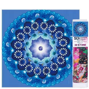 Haft Diamentowy 7D, Mandala mozaika diamentowa obraz 7D - Malowanie po numerach - miniaturka - grafika 1