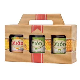 Pudełko na 3 słoiki 315ml (10szt) - P2H - Opakowania i torebki na prezenty - miniaturka - grafika 1