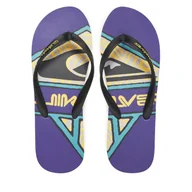 Klapki i japonki męskie - Japonki Quiksilver AQYL101427 Czarny - miniaturka - grafika 1