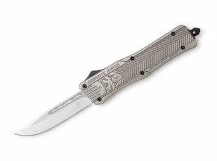 Nóż sprężynowy CobraTec Medium CTK-1 Drop-point - Silver (06CT058) - Noże - miniaturka - grafika 2