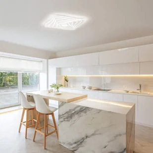 FISCHER & HONSEL Lampa sufitowa LED Hero, biała, 50 x 50 cm, akryl, CCT, RGB - Lampy sufitowe - miniaturka - grafika 1