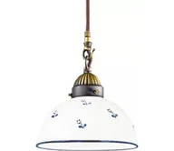 Lampy sufitowe - Kolarz 731.30.16 - Żyrandol na lince NONNA 1xE27/75W/230V śr. 20 cm niebieski - miniaturka - grafika 1