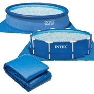 Akcesoria do basenów - Mata uniwersalna pod basen 400 x 400 cm plandeka - miniaturka - grafika 1