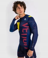 Kimona, stroje i obuwie - Venum Rashguard Męski Sport 05 długi rękaw Blue/Yellow L - miniaturka - grafika 1