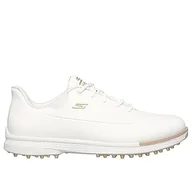 Buty dla dziewczynek - Jasmine Golf Shoe, White/Gold Spikeless, 11 - miniaturka - grafika 1
