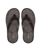 Klapki i japonki męskie - Skechers Japonki Proven Sd-Baylis 204577/BLK Czarny - miniaturka - grafika 1