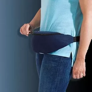 Saszetka Pas do biegania nerka etui na telefon klucze dokumenty portfel czarny - Nerki - miniaturka - grafika 9