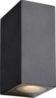 Lampy ogrodowe - Lucide Kinkiet elewacyjny góra-dół czarny ZORA-LED 22860/10/30 - miniaturka - grafika 1