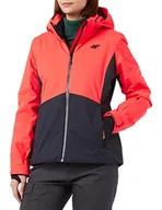 Spodnie damskie - 4F Dżinsy damskie, Neon Red, XXL - miniaturka - grafika 1