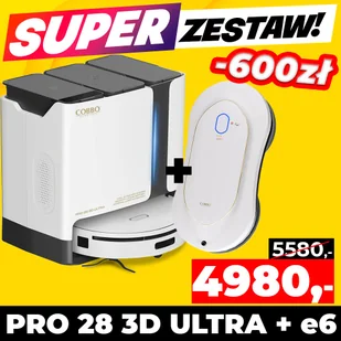 SUPER ZESTAW COBBO PRO 28 3D ULTRA, COBBO e6 slim - AGD OUTLET - miniaturka - grafika 1