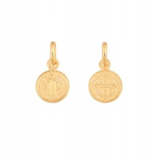 Złoty Medalik 585 0.65 g Rodium - Wisiorki - miniaturka - grafika 1