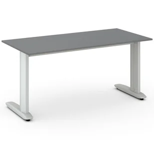 B2B Partner Biurko Flexible 1600 x 800 mm, antracyt 468257 - Biurka - miniaturka - grafika 1