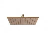 Deszczownice - ROCA A5B4050RG0 ROSE GOLD Głowica prysznicowa mosiężna kwadratowa 300x300 - miniaturka - grafika 1