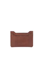 Etui na dokumenty i karty - Eleganckie brązowe etui na karty z licowej skóry - miniaturka - grafika 1
