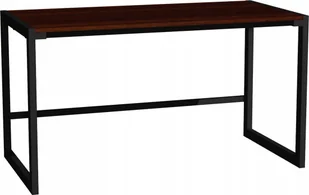 Biurko Modi Meble Biurko Gamingowe Biurko Komputerowe metalowy stelaż Wenge 140x70 cm - Biurka gamingowe - miniaturka - grafika 1