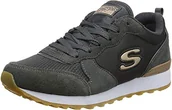 Trampki damskie - Skechers Damskie trampki retro og 85-złote Gurl, szary - Szary Charcoal Suede Nylon Mesh Rose Gold Trim Ccl - 37.5 EU - miniaturka - grafika 1